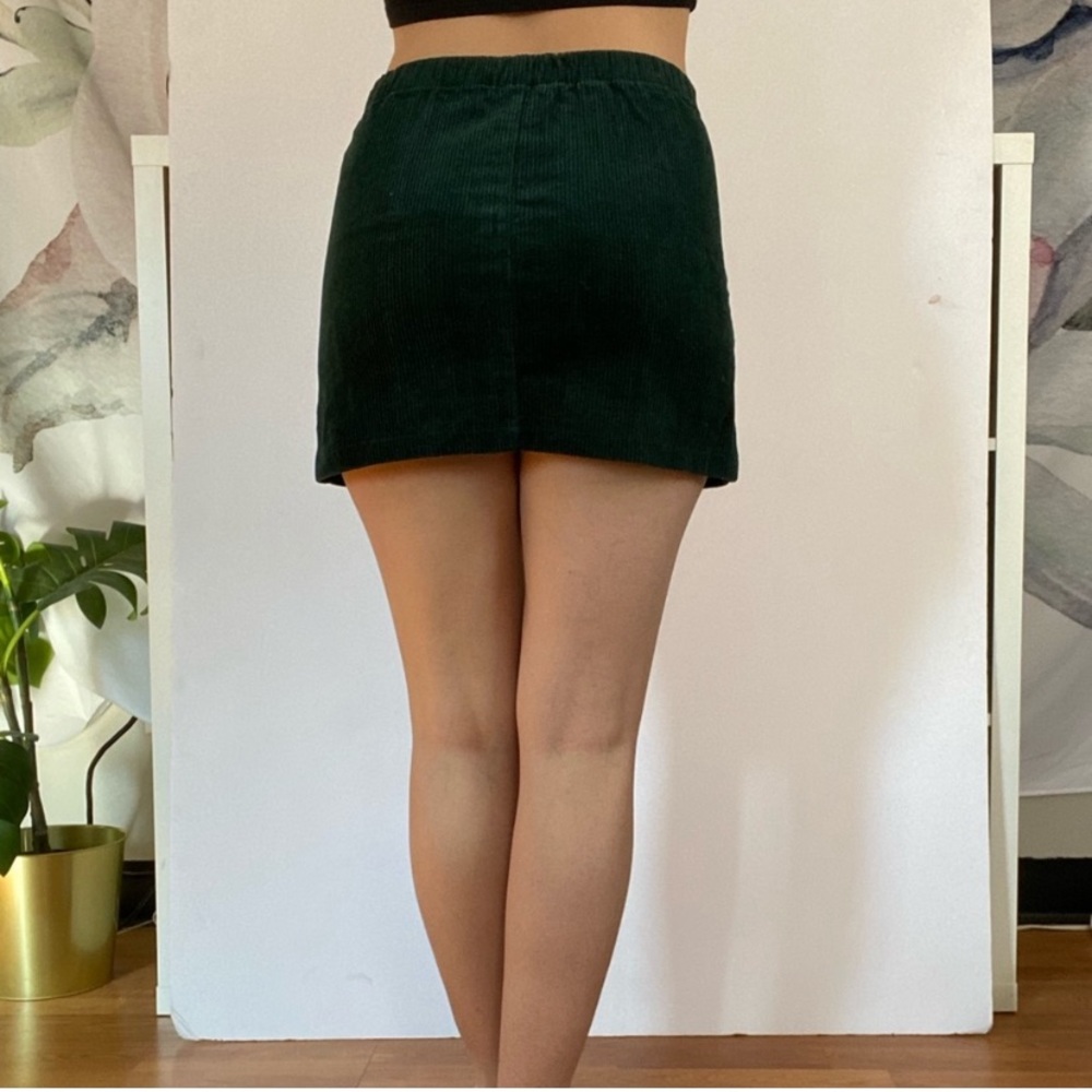 Forever 21 Green Corduroy Mini Skirt - Picture 5 of 5
